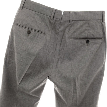 【中古】トゥモローランド TOMORROWLAND PILGRIM ウール ドレススラックスパンツ ウォームグレー【サイズ46】【 状態ランクB 】【 メンズ 】