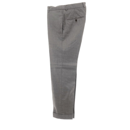 【中古】トゥモローランド TOMORROWLAND PILGRIM ウール ドレススラックスパンツ ウォームグレー【サイズ46】【 状態ランクB 】【 メンズ 】