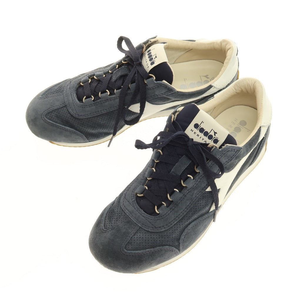 【中古】ディアドラ Diadora スニーカー ネイビー【サイズ27.5】【 状態ランクC 】【 メンズ 】