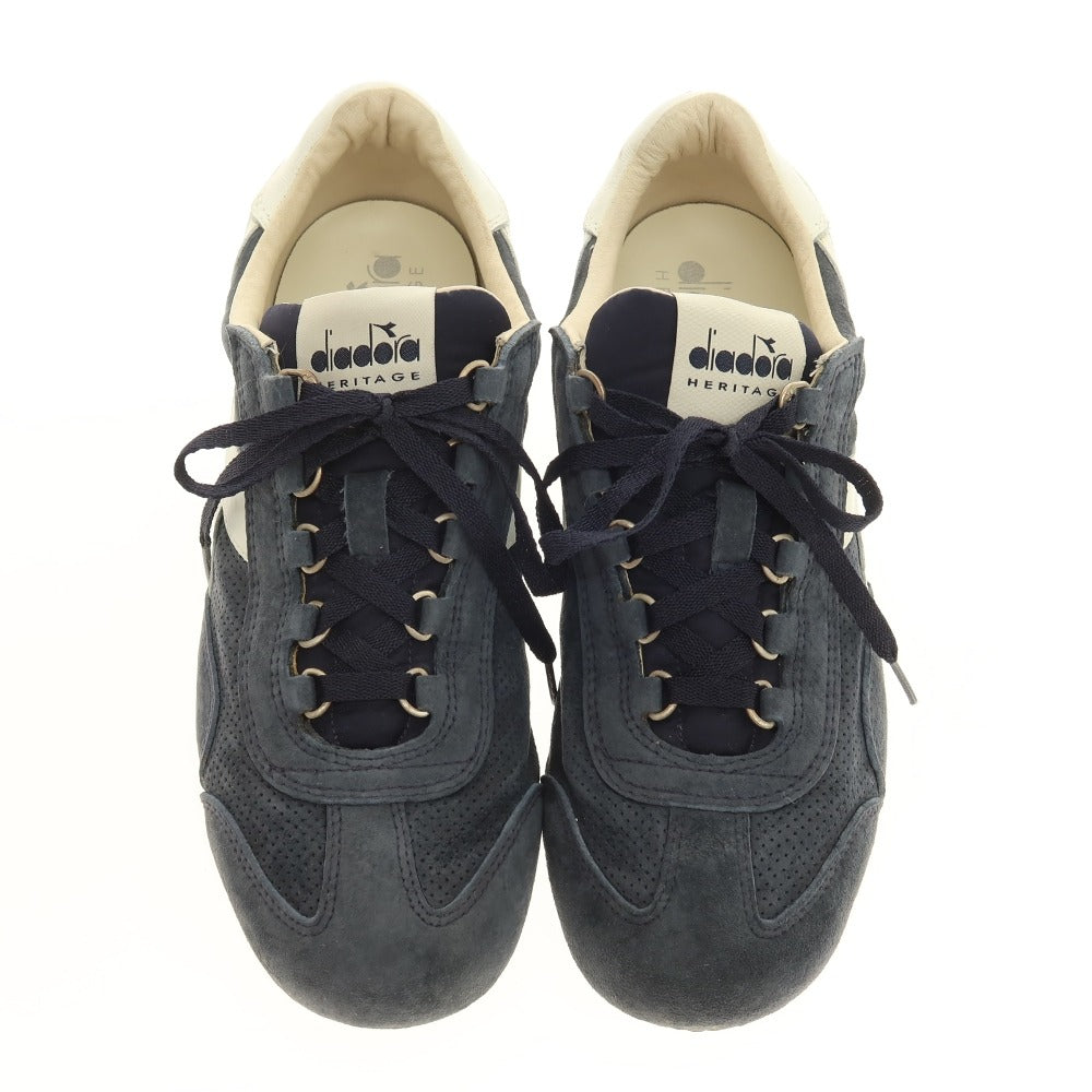 【中古】ディアドラ Diadora スニーカー ネイビー【サイズ27.5】【 状態ランクC 】【 メンズ 】