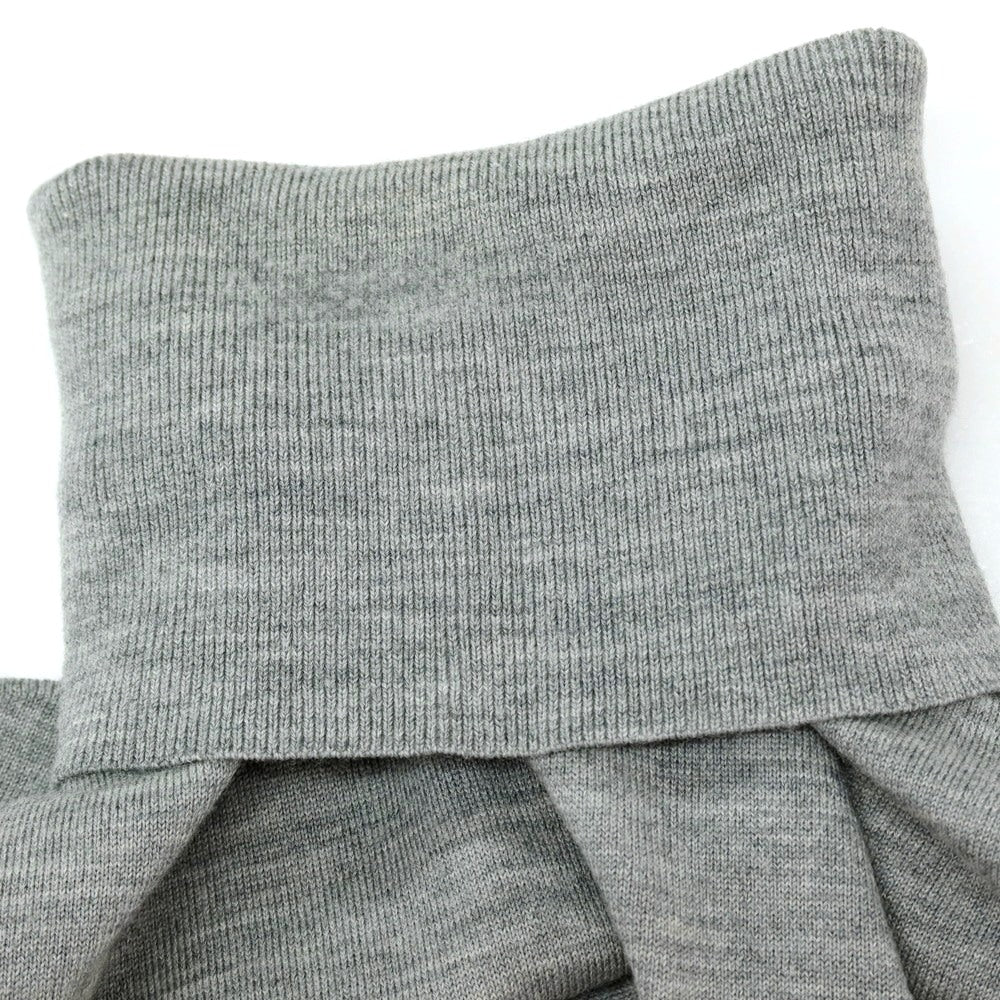 【中古】トゥモローランド TOMORROWLAND ハイゲージ ウール タートルネック プルオーバーニット ライトグレー【サイズL】【 状態ランクB 】【 メンズ 】