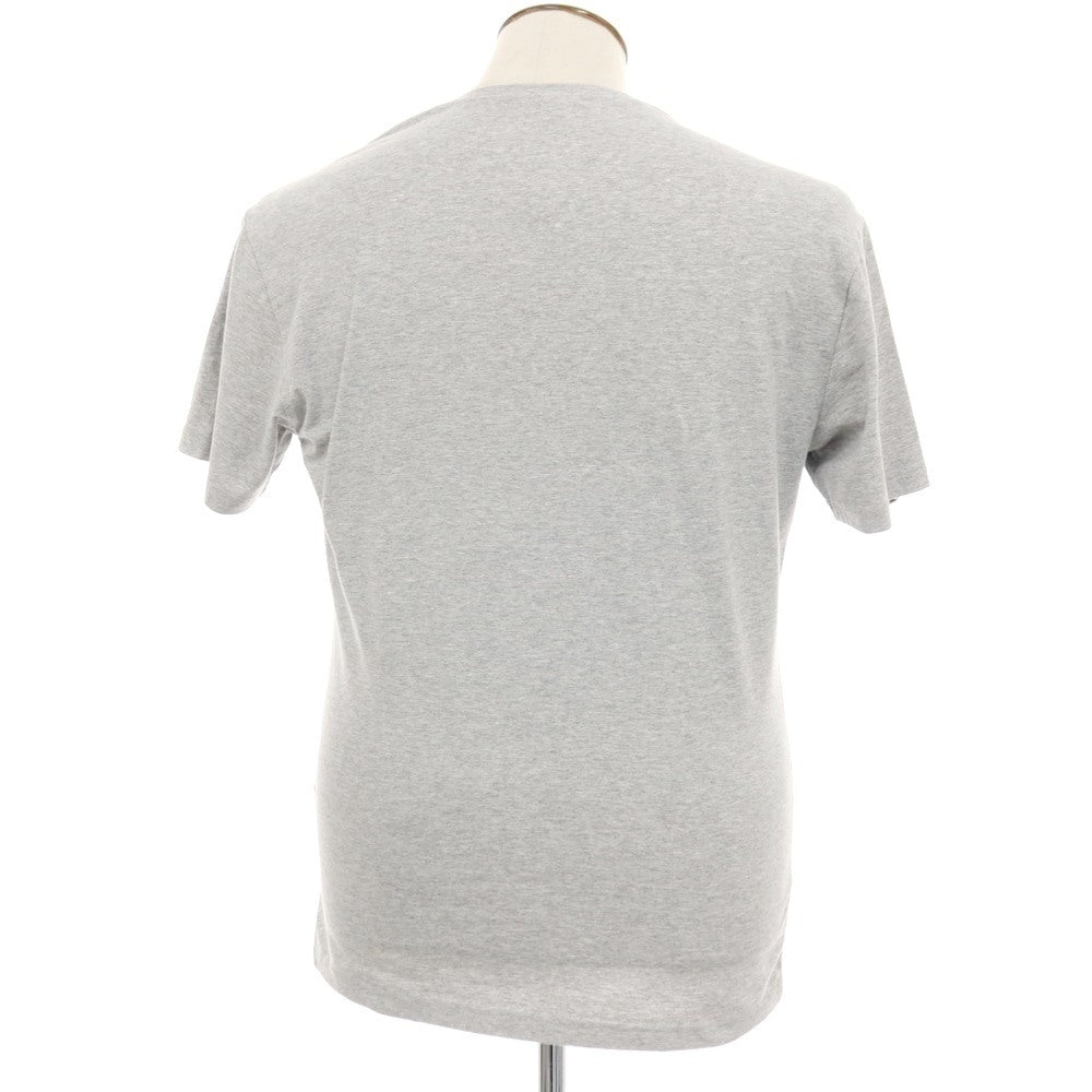 【中古】ダニエレアレッサンドリーニ DANIELE ALESSANDRINI コットンポリウレタン 変形ヘンリーネック 半袖Ｔシャツ ライトグレー【 50 】【 状態ランクB 】【 メンズ 】 []