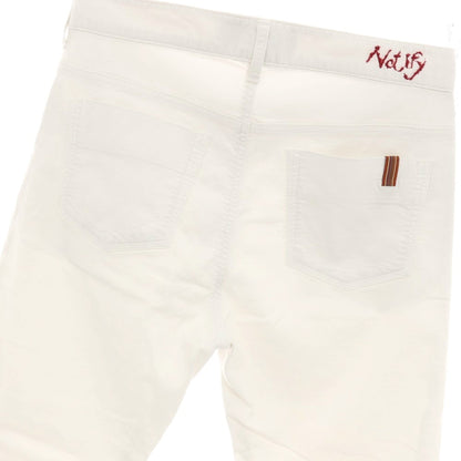 【中古】ノティファイ Notify ストレッチ コットンテンセル 5ポケットパンツ ホワイト【サイズ31】【 状態ランクB 】【 メンズ 】