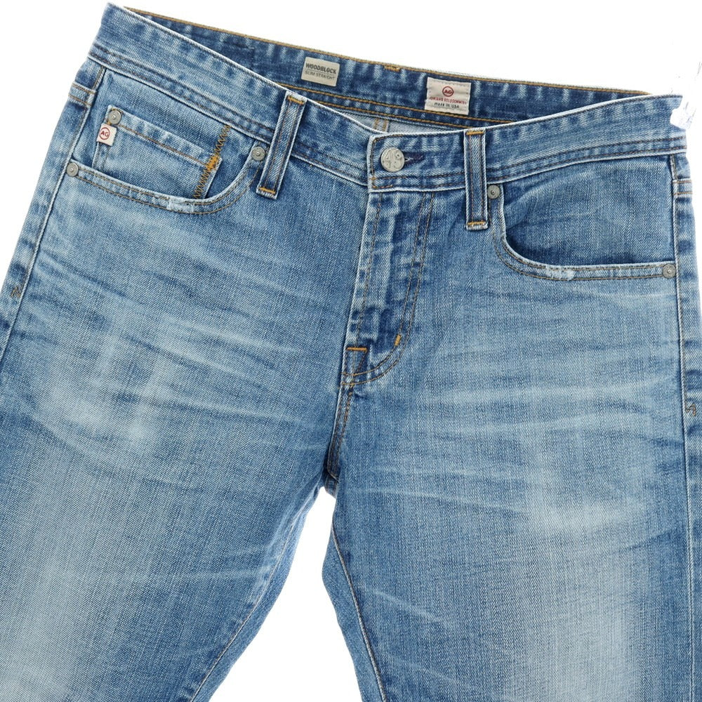 【中古】エージー アドリアーノゴールドシュミット AG Adriano Goldschmied WOODBLOCK ストレッチ デニムパンツ ジーンズ ブルー【サイズ31】【 状態ランクB 】【 メンズ 】