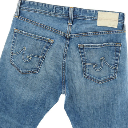 【中古】エージー アドリアーノゴールドシュミット AG Adriano Goldschmied WOODBLOCK ストレッチ デニムパンツ ジーンズ ブルー【サイズ31】【 状態ランクB 】【 メンズ 】