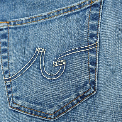 【中古】エージー アドリアーノゴールドシュミット AG Adriano Goldschmied WOODBLOCK ストレッチ デニムパンツ ジーンズ ブルー【サイズ31】【 状態ランクB 】【 メンズ 】