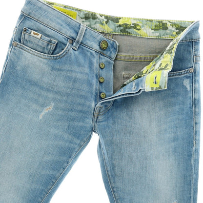 【中古】ガス GAS ストレッチ デニムパンツ ジーンズ ライトブルー【サイズ30】【 状態ランクB 】【 メンズ 】