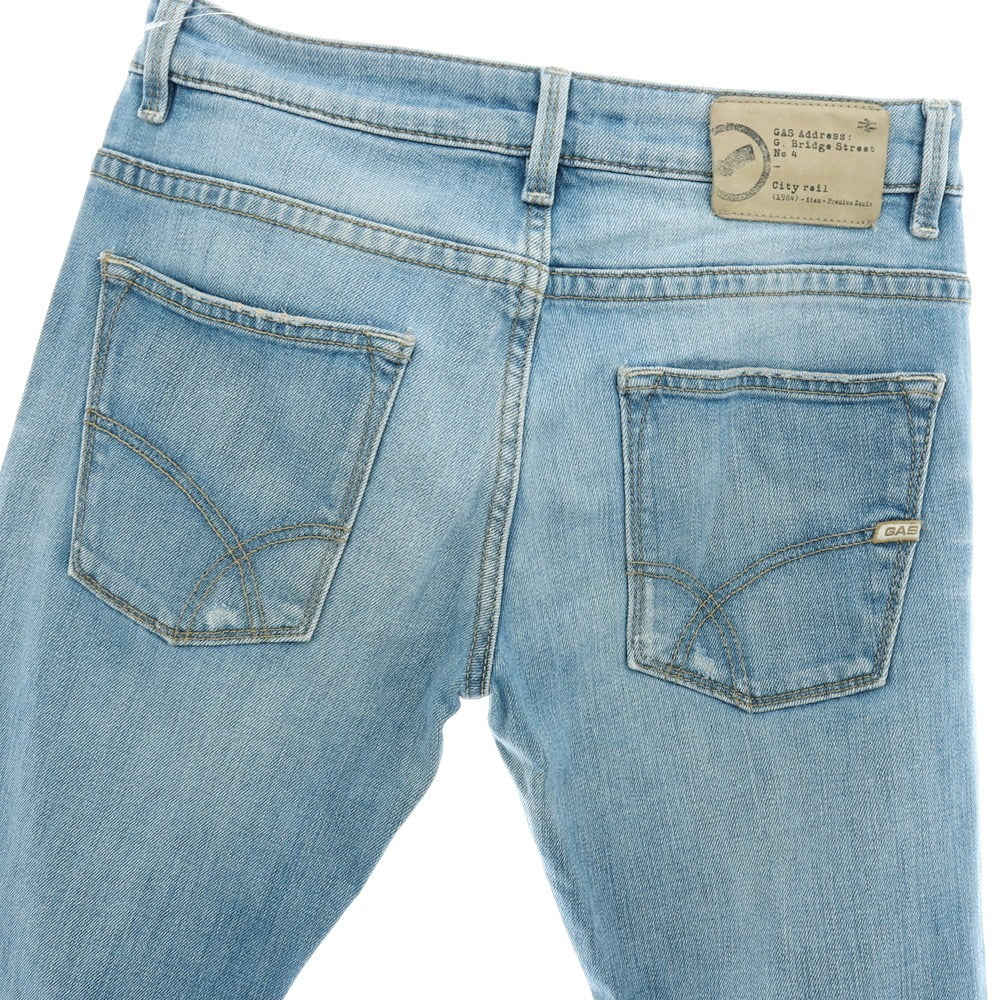 【中古】ガス GAS ストレッチ デニムパンツ ジーンズ ライトブルー【サイズ30】【 状態ランクB 】【 メンズ 】[CPD]