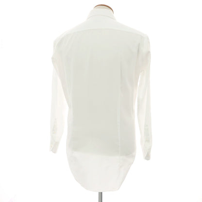 【中古】グローバルスタイル GLOBAL STYLE コットン系 セミワイドカラー ドレスシャツ ホワイト【サイズ表記なし（M位）】【 状態ランクB 】【 メンズ 】