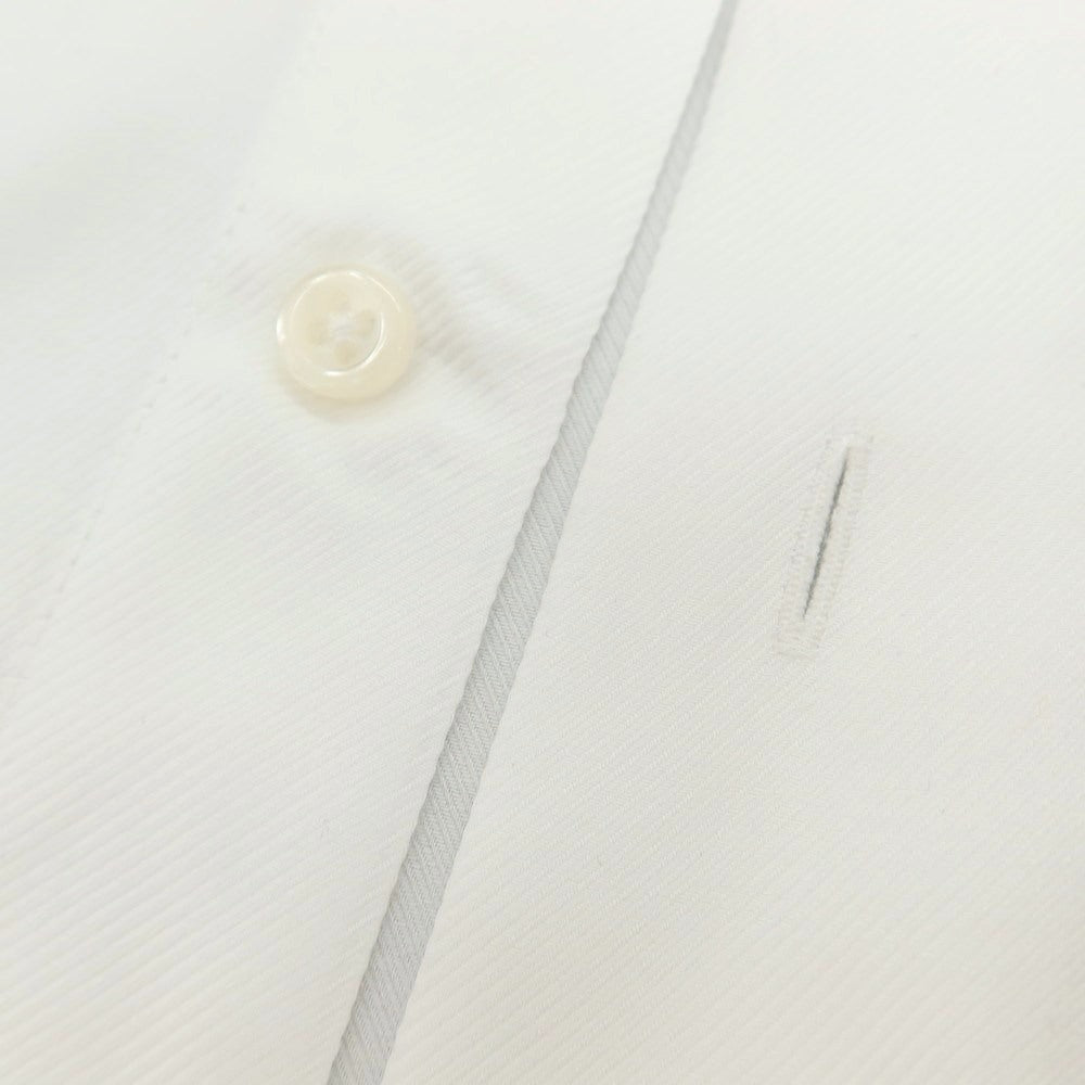 【中古】グローバルスタイル GLOBAL STYLE コットン系 ホリゾンタルカラー ドレスシャツ ホワイト【サイズ表記なし（M位）】【 状態ランクB 】【 メンズ 】