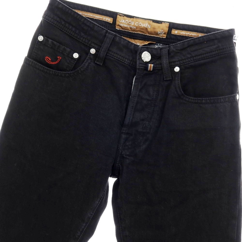 【中古】ヤコブコーエン JACOB COHEN BARD LTD ストレッチ デニムパンツ ジーンズ ブラック【サイズ28】【 状態ランクB 】【 メンズ 】