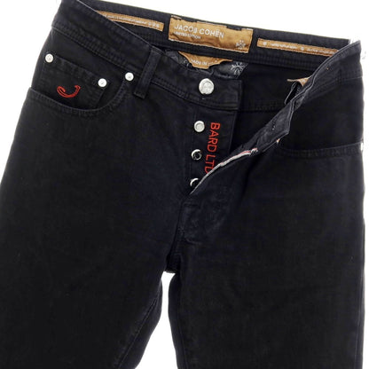 【中古】ヤコブコーエン JACOB COHEN BARD LTD ストレッチ デニムパンツ ジーンズ ブラック【サイズ28】【 状態ランクB 】【 メンズ 】