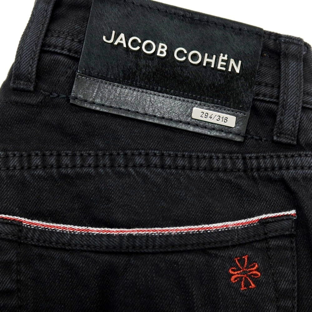 【中古】ヤコブコーエン JACOB COHEN BARD LTD ストレッチ デニムパンツ ジーンズ ブラック【サイズ28】【 状態ランクB 】【 メンズ 】