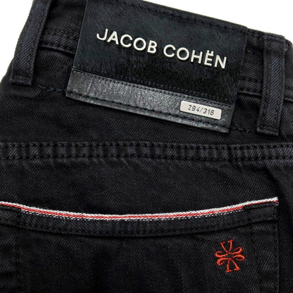 【中古】ヤコブコーエン JACOB COHEN BARD LTD ストレッチ デニムパンツ ジーンズ ブラック【サイズ28】【 状態ランクB 】【 メンズ 】