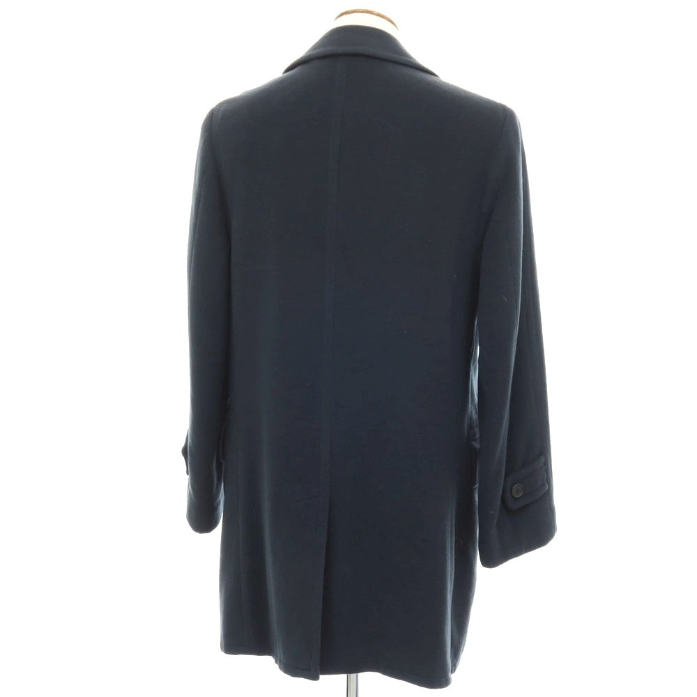【中古】ジョルジオアルマーニ GIORGIO ARMANI ウール ダブルブレストコート ライトネイビー【サイズ48】【 状態ランクD 】【 メンズ 】