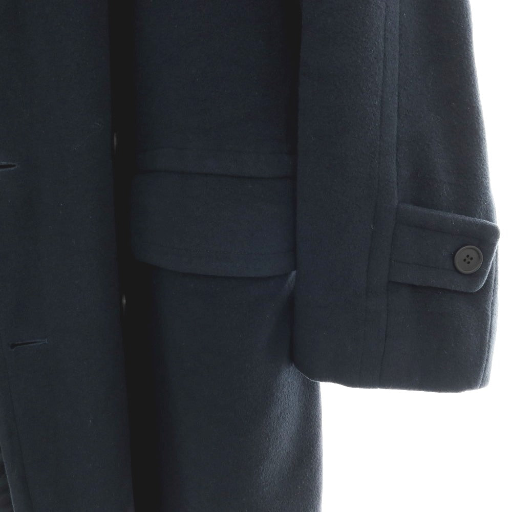 【中古】ジョルジオアルマーニ GIORGIO ARMANI ウール ダブルブレストコート ライトネイビー【サイズ48】【 状態ランクD 】【 メンズ 】