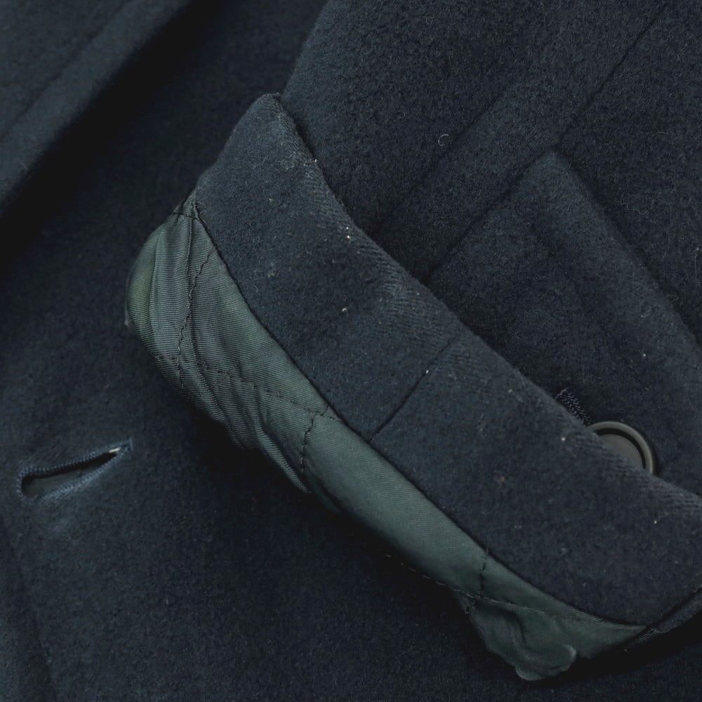 【中古】ジョルジオアルマーニ GIORGIO ARMANI ウール ダブルブレストコート ライトネイビー【サイズ48】【 状態ランクD 】【 メンズ 】