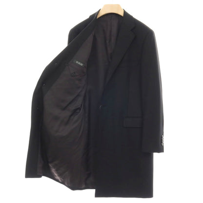 【中古】ユナイテッドアローズ UNITED ARROWS ウールカシミヤ チェスターフィールドコート ブラック【サイズ50】【 状態ランクB 】【 メンズ 】