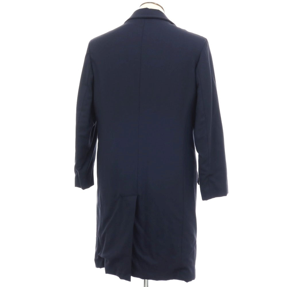 【中古】パルト PALTO ポリエステルウールポリウレタン 中綿入り チェスターフィールドコート ネイビー【サイズ50】【 状態ランクB 】【 メンズ 】