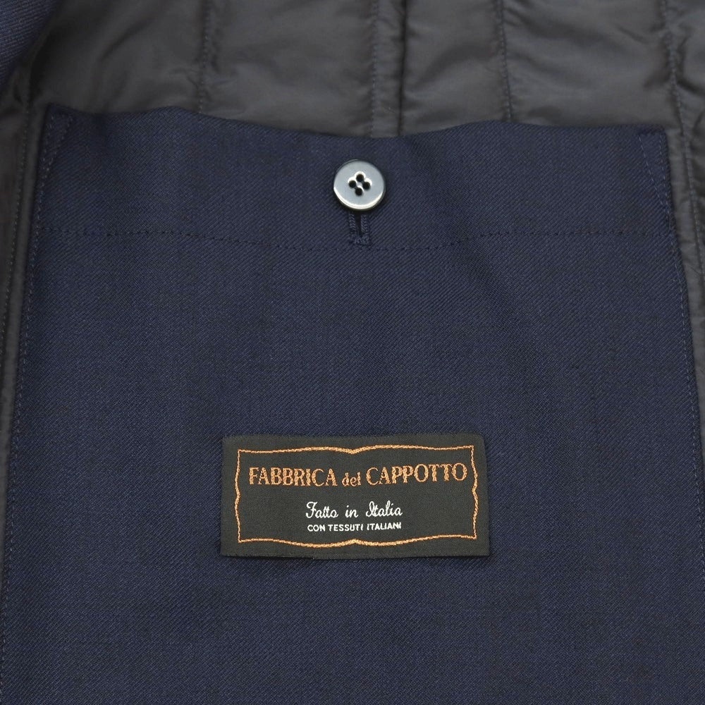 【中古】パルト PALTO ポリエステルウールポリウレタン 中綿入り チェスターフィールドコート ネイビー【 サイズ50 】【 状態ランクB 】【 メンズ 】