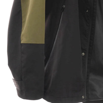 【中古】シップス SHIPS Colors ポリエステル フーデッド マウンテンパーカー オリーブxブラック【サイズL】【 状態ランクC 】【 メンズ 】