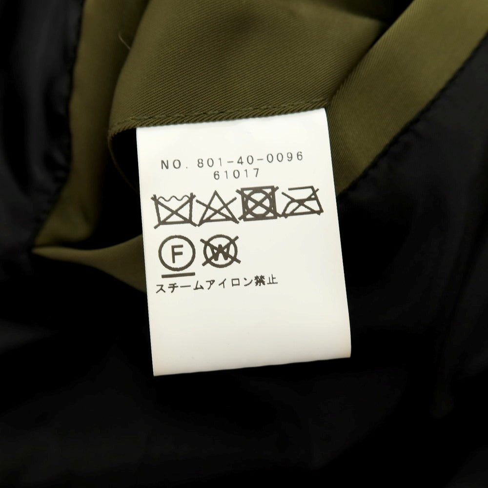 【中古】シップス SHIPS Colors ポリエステル フーデッド マウンテンパーカー オリーブxブラック【 サイズL 】【 状態ランクC 】【 メンズ 】 [APD]