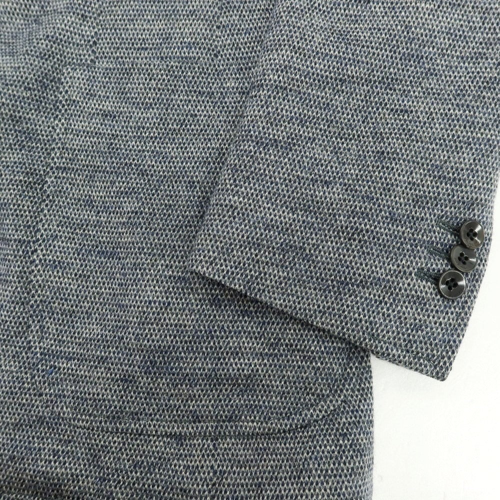 【中古】ボリオリ BOGLIOLI DOVER ウールジャージー カジュアルジャケット ネイビーxホワイト【サイズ50】【 状態ランクB 】【 メンズ 】