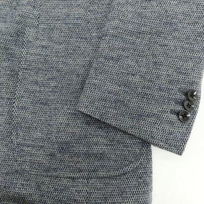 【中古】ボリオリ BOGLIOLI DOVER ウールジャージー カジュアルジャケット ネイビーxホワイト【サイズ50】【 状態ランクB 】【 メンズ 】