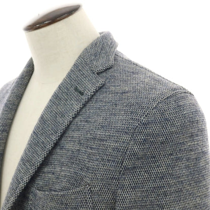 【中古】ボリオリ BOGLIOLI DOVER ウールジャージー カジュアルジャケット ネイビーxホワイト【サイズ50】【 状態ランクB 】【 メンズ 】