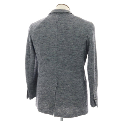 【中古】ボリオリ BOGLIOLI DOVER ウールジャージー カジュアルジャケット ネイビーxホワイト【サイズ50】【 状態ランクB 】【 メンズ 】