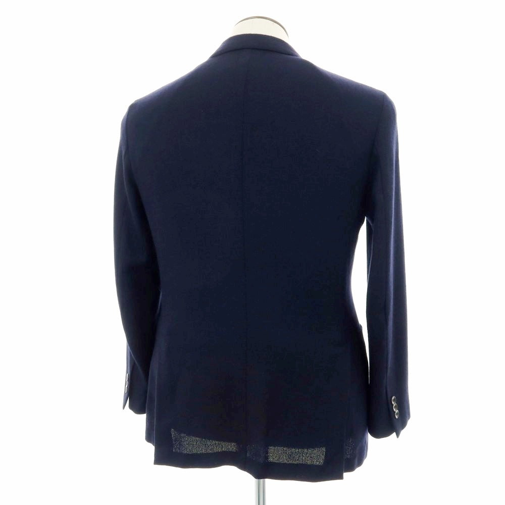 【中古】ボリオリ BOGLIOLI DOVER ウールシルクカシミヤ テーラードジャケット ネイビー【サイズ50】【 状態ランクC 】【 メンズ 】
