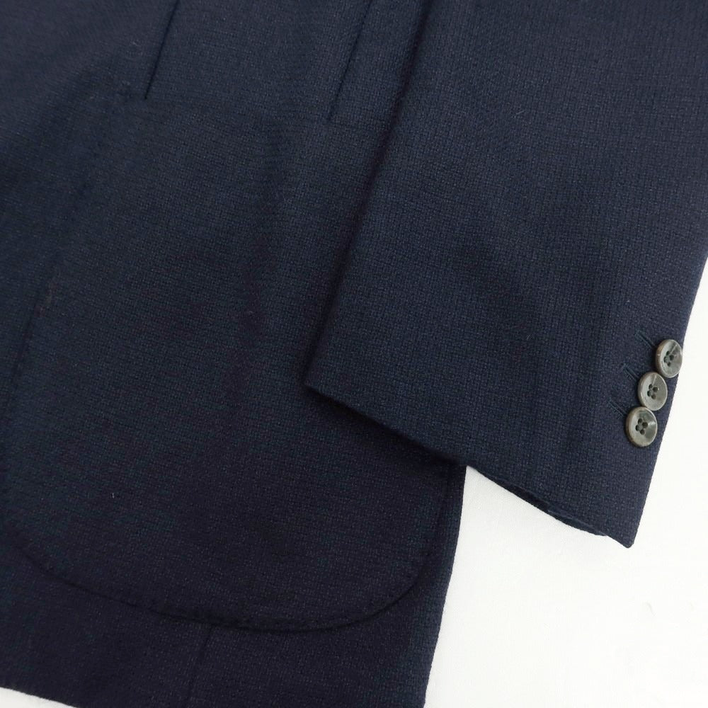 【中古】ボリオリ BOGLIOLI DOVER ウールシルクカシミヤ テーラードジャケット ネイビー【サイズ50】【 状態ランクC 】【 メンズ 】