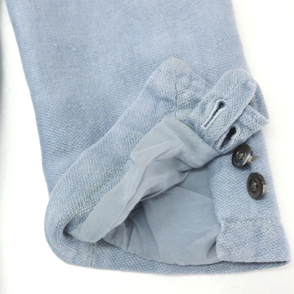 【中古】ボリオリ BOGLIOLI K.JACKET リネンコットン 2B カジュアルジャケット ライトブルー【サイズ50】【 状態ランクC 】【 メンズ 】