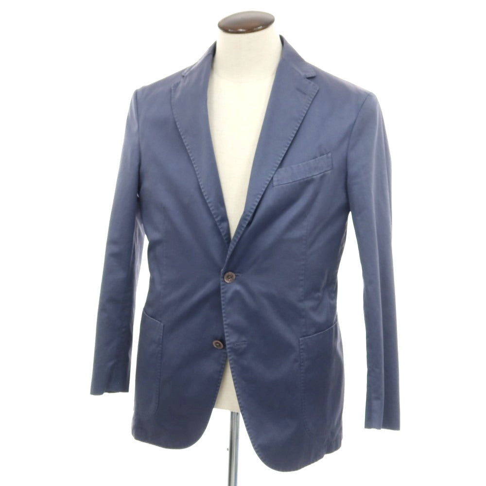 【中古】ボリオリ BOGLIOLI COAT コットン 3B テーラードジャケット スモークブルー【サイズ50】【 状態ランクC 】【 メンズ 】