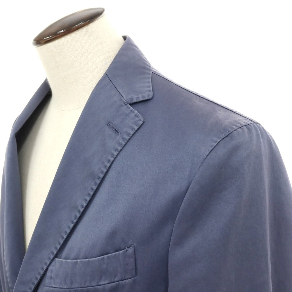 【中古】ボリオリ BOGLIOLI COAT コットン 3B テーラードジャケット スモークブルー【サイズ50】【 状態ランクC 】【 メンズ 】