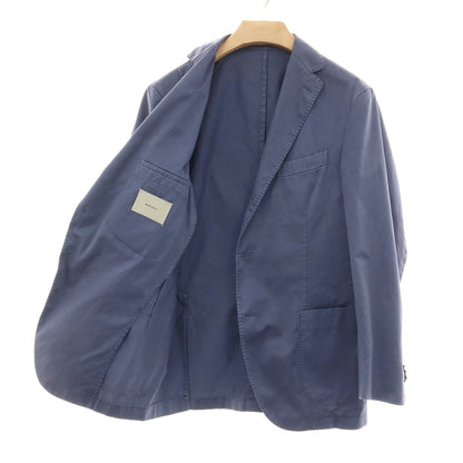 【中古】ボリオリ BOGLIOLI COAT コットン 3B テーラードジャケット スモークブルー【サイズ50】【 状態ランクC 】【 メンズ 】