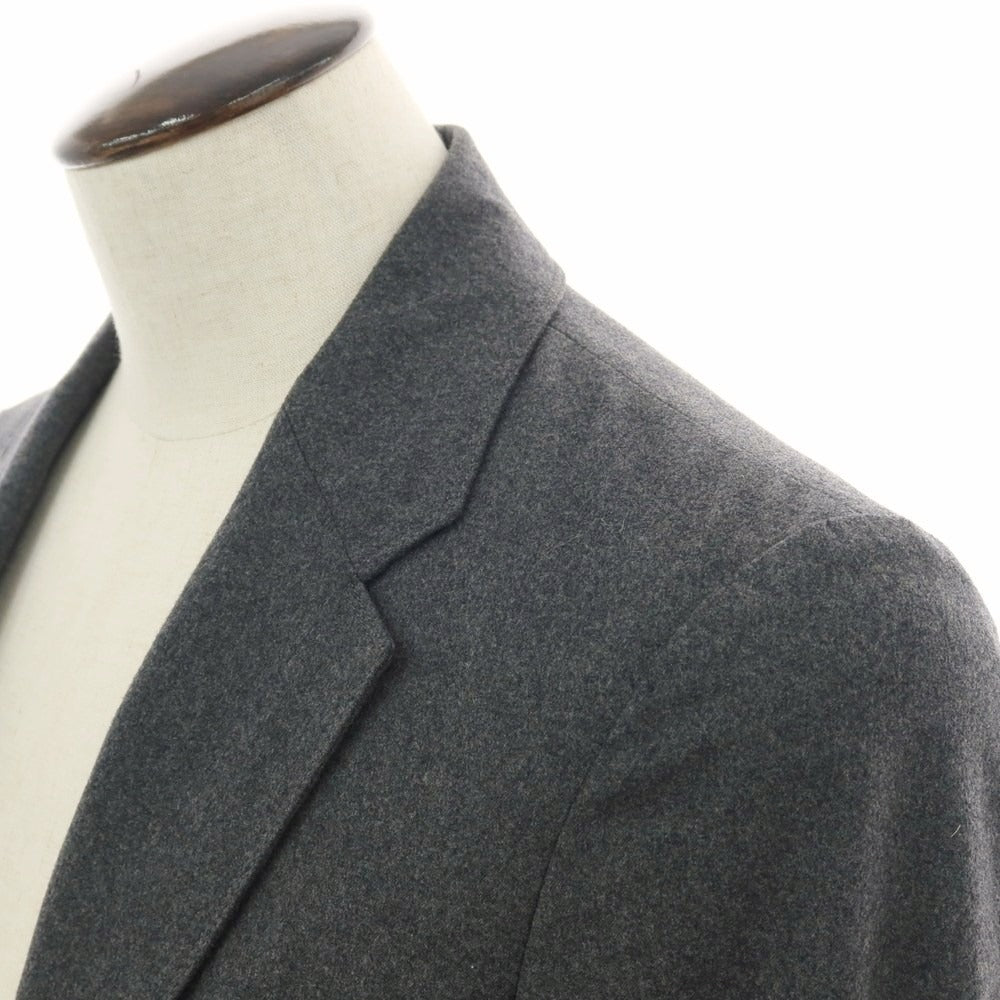 【中古】トゥモローランド TOMORROWLAND ストレッチウール テーラードジャケット グレー【サイズ50】【 状態ランクB 】【 メンズ 】