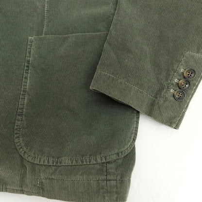 【中古】トンボリーニ TOMBOLINI コーデュロイ カジュアルジャケット スモークグリーン【サイズ50】【 状態ランクC 】【 メンズ 】