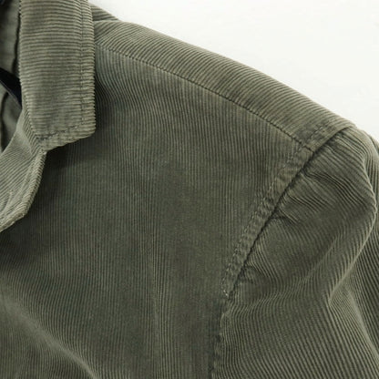 【中古】トンボリーニ TOMBOLINI コーデュロイ カジュアルジャケット スモークグリーン【サイズ50】【 状態ランクC 】【 メンズ 】