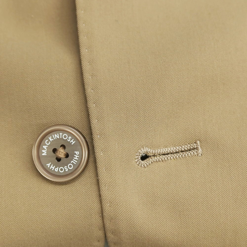【中古】マッキントッシュフィロソフィー MACKINTOSH PHILOSOPHY TROTTER JACKET ポリエステルレーヨン ジャージー 2B カジュアルジャケット ベージュ【サイズ40R】【 状態ランクB 】【 メンズ 】[CPD]