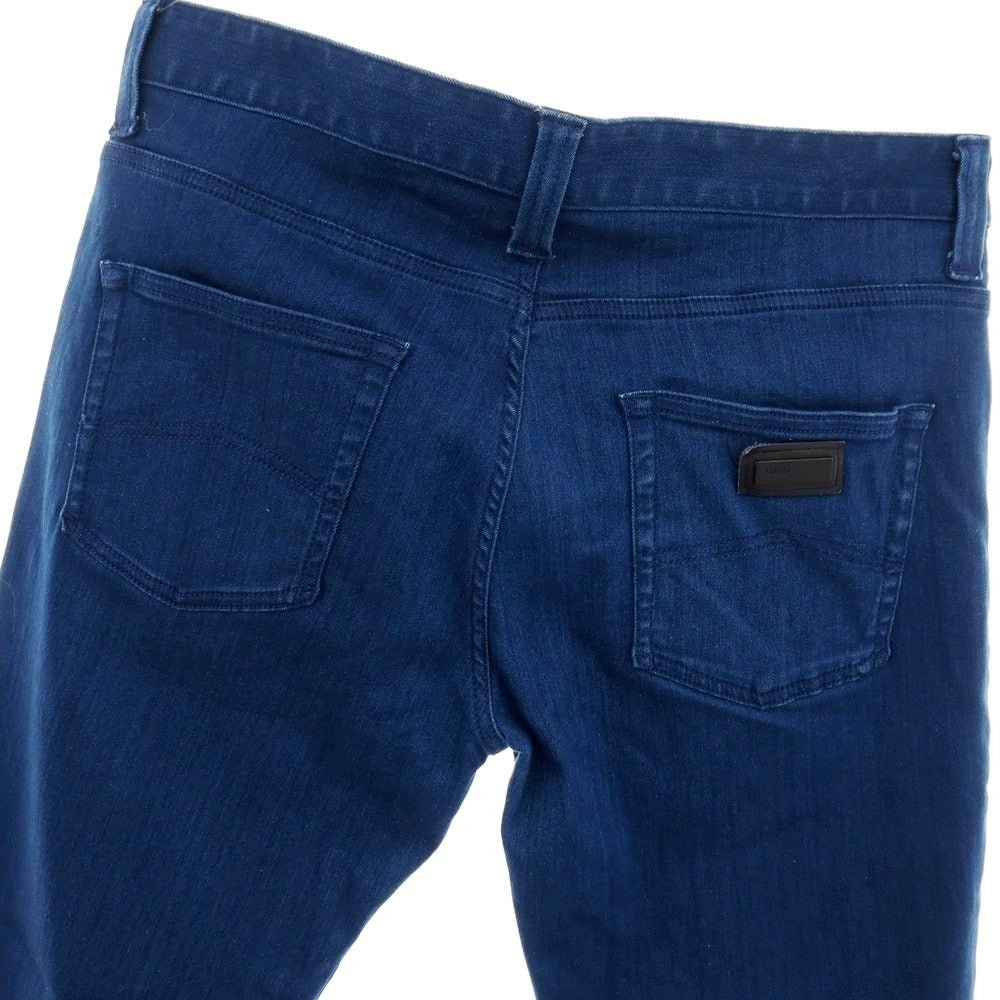 【中古】アルマーニ コレッツォーニ ARMANI COLLEZIONI INDACO ストレッチ デニムパンツ ジーンズ ダークブルー【サイズ34】【 状態ランクB 】【 メンズ 】