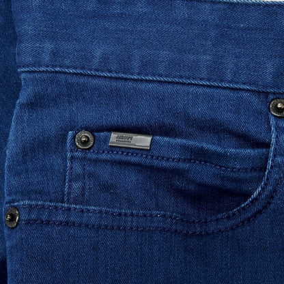 【中古】アルマーニ コレッツォーニ ARMANI COLLEZIONI INDACO ストレッチ デニムパンツ ジーンズ ダークブルー【サイズ34】【 状態ランクB 】【 メンズ 】