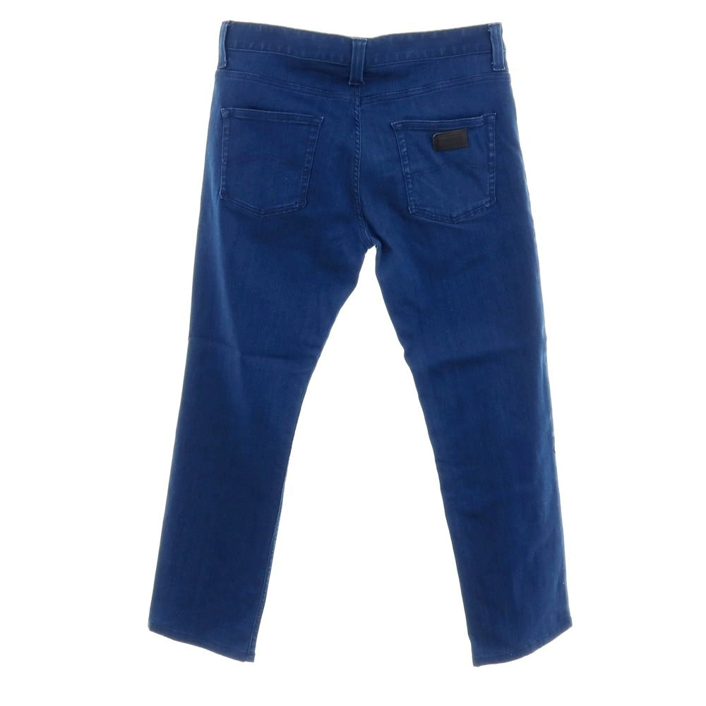 【中古】アルマーニ コレッツォーニ ARMANI COLLEZIONI INDACO ストレッチ デニムパンツ ジーンズ ダークブルー【サイズ34】【 状態ランクB 】【 メンズ 】[CPD]