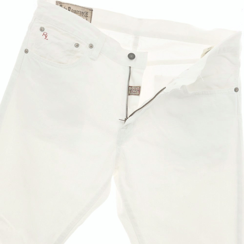 【中古】ポロ ラルフローレン Polo Ralph Lauren VARICK SLIM 625 ストレッチ デニムパンツ ジーンズ ホワイト【サイズ33】【 状態ランクC 】【 メンズ 】