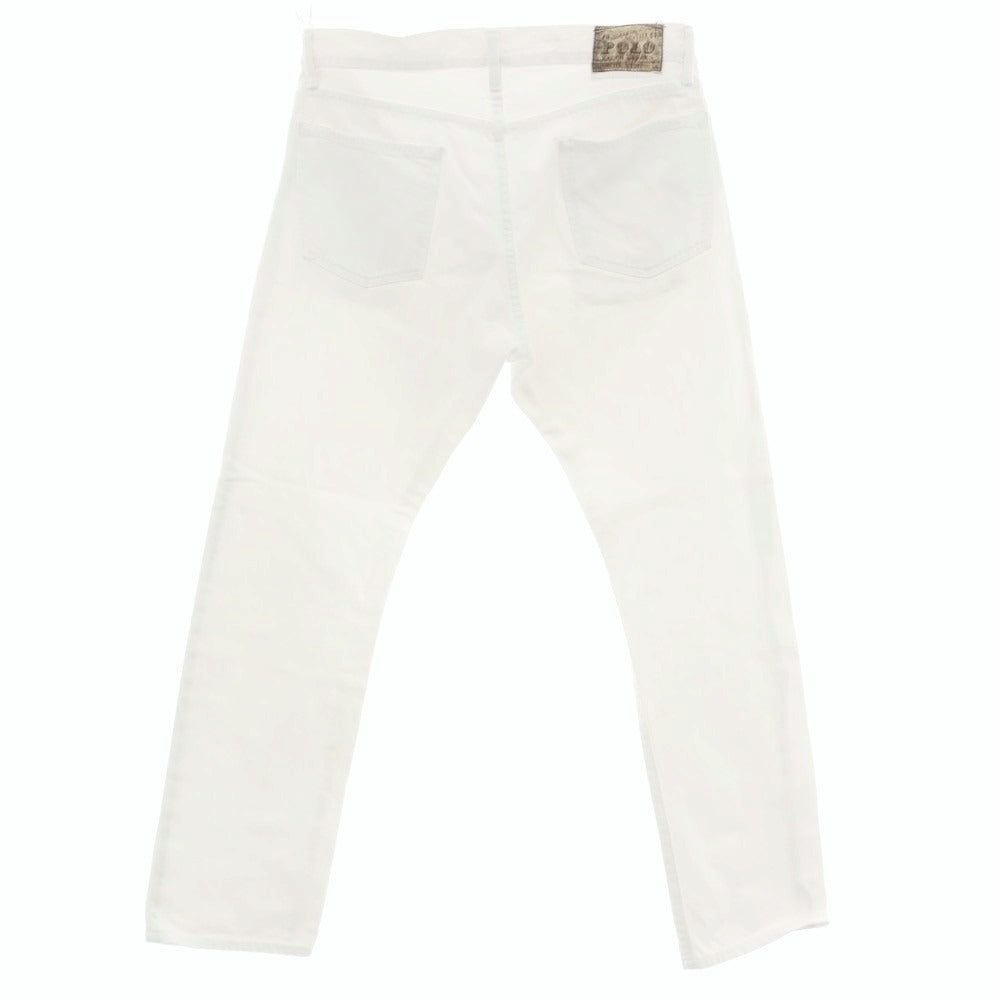 【中古】ポロ ラルフローレン Polo Ralph Lauren VARICK SLIM 625 ストレッチ デニムパンツ ジーンズ ホワイト【サイズ33】【 状態ランクC 】【 メンズ 】