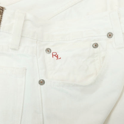 【中古】ポロ ラルフローレン Polo Ralph Lauren VARICK SLIM 625 ストレッチ デニムパンツ ジーンズ ホワイト【サイズ33】【 状態ランクC 】【 メンズ 】