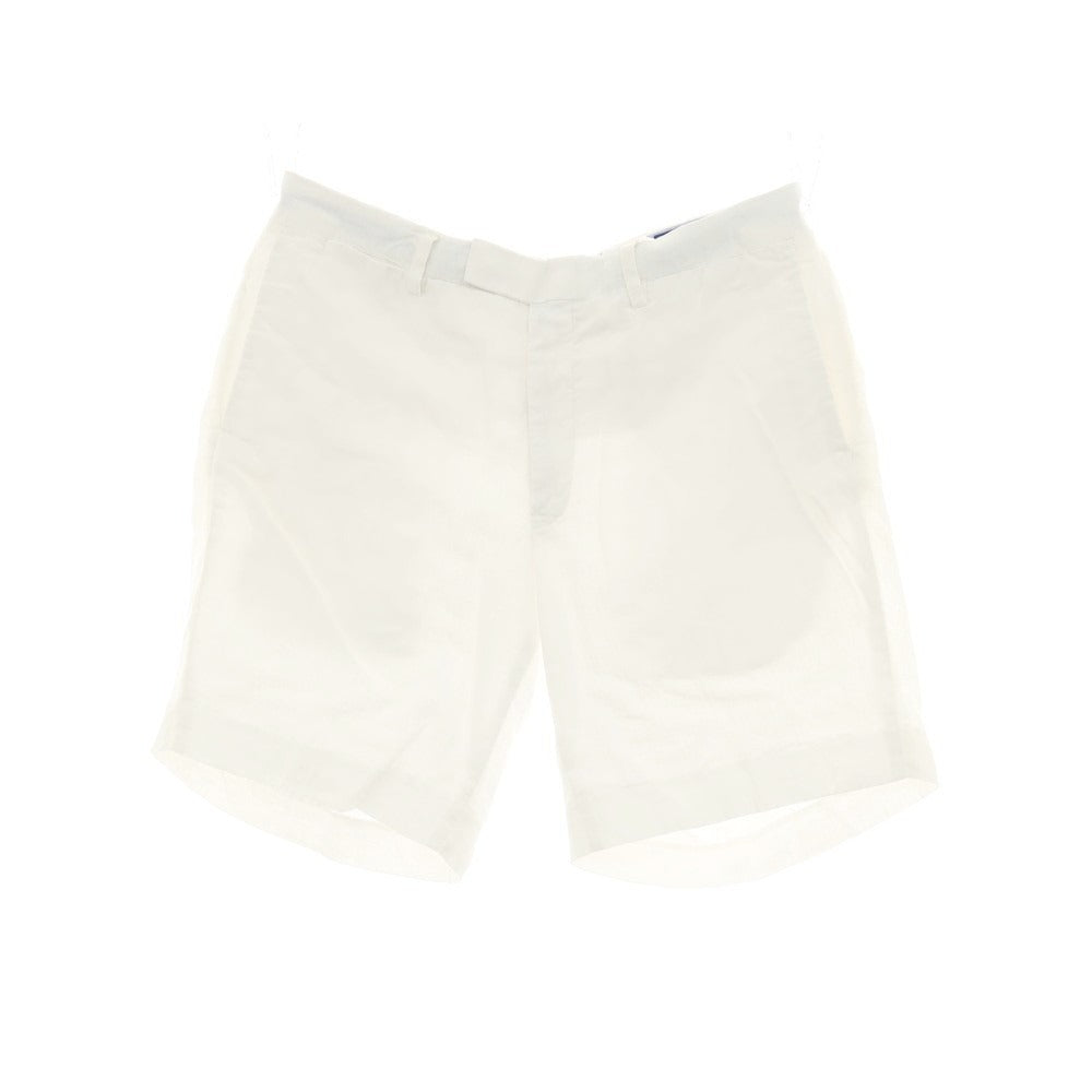 【中古】ポロ ラルフローレン Polo Ralph Lauren リネン ショートパンツ ホワイト【サイズ34】【 状態ランクB 】【 メンズ 】