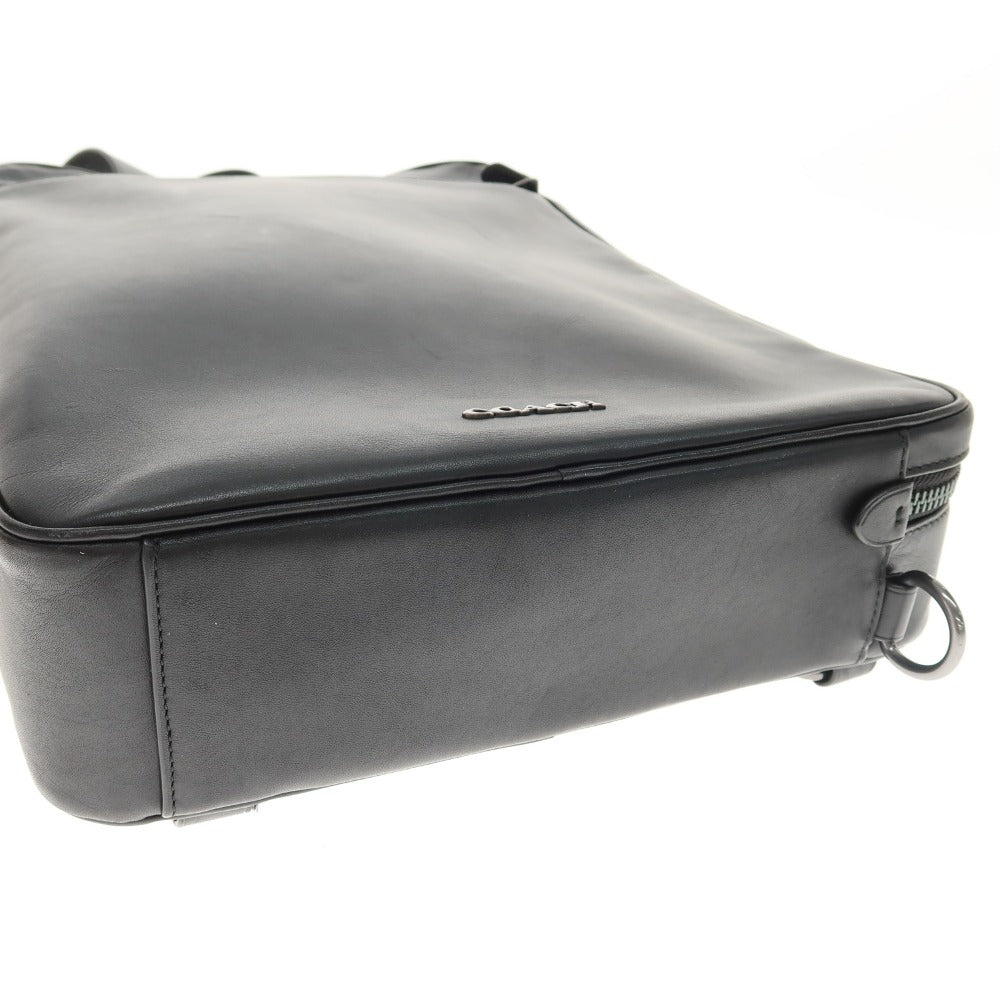 【中古】コーチ COACH C6877 グラハム コンバーチブル レザー バックパック・リュック ブラック【 状態ランクB 】【 メンズ 】