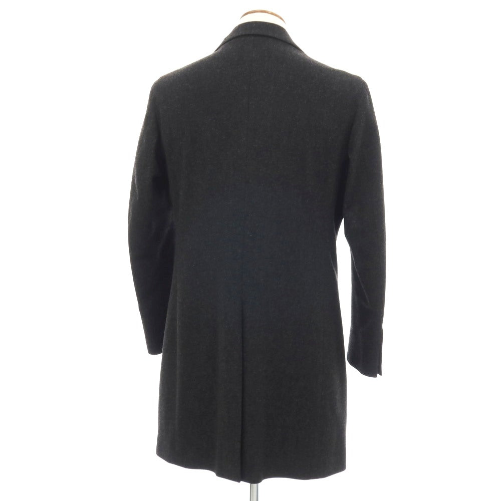 【中古】ルイジ ビアンキ マントヴァ Luigi Bianchi Mantova ウール チェスターフィールドコート チャコールグレー【サイズ46】【 状態ランクB 】【 メンズ 】