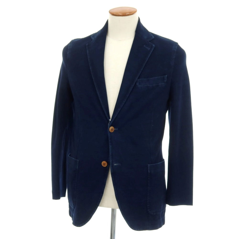 【中古】チルコロ1901 CIRCOLO 1901 コットン ジャージー 2B カジュアルジャケット ネイビー【サイズ46】【 状態ランクB 】【 メンズ 】[CPD]